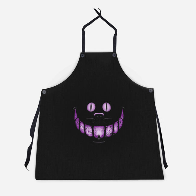 The Cheshire Smile-Unisex-Kitchen-Apron-sebasebi