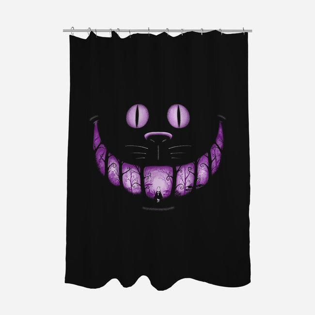 The Cheshire Smile-None-Polyester-Shower Curtain-sebasebi