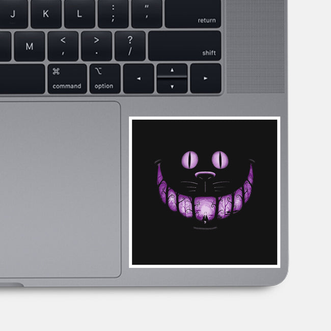 The Cheshire Smile-None-Glossy-Sticker-sebasebi