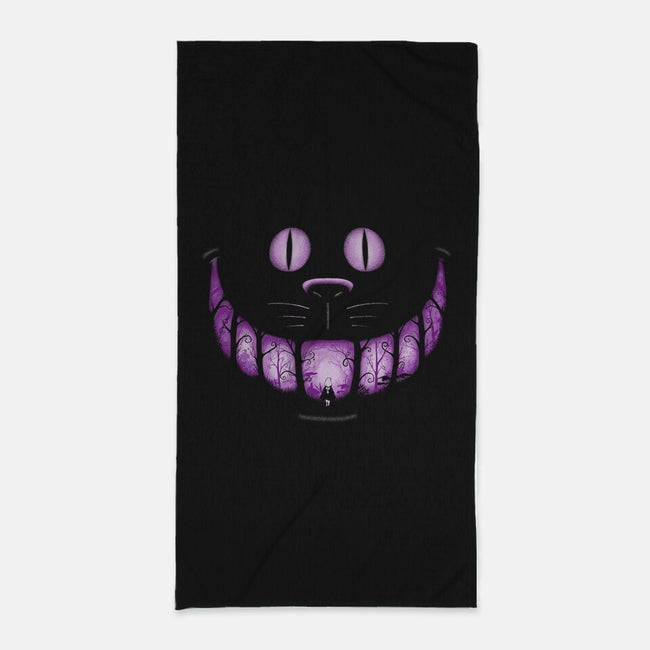 The Cheshire Smile-None-Beach-Towel-sebasebi