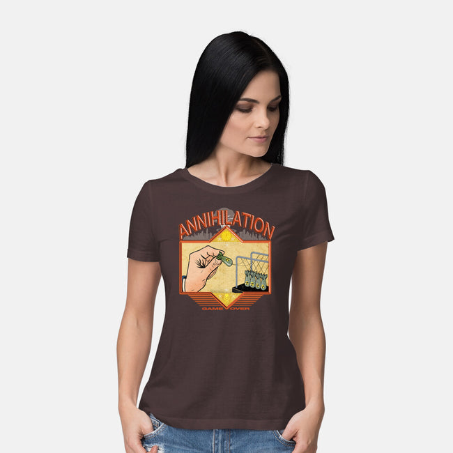 The Annihilation Game-Womens-Basic-Tee-palmstreet