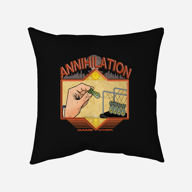 The Annihilation Game-None-Non-Removable Cover w Insert-Throw Pillow-palmstreet