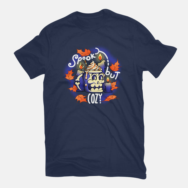 Spooky But Cozy-Youth-Basic-Tee-artyx