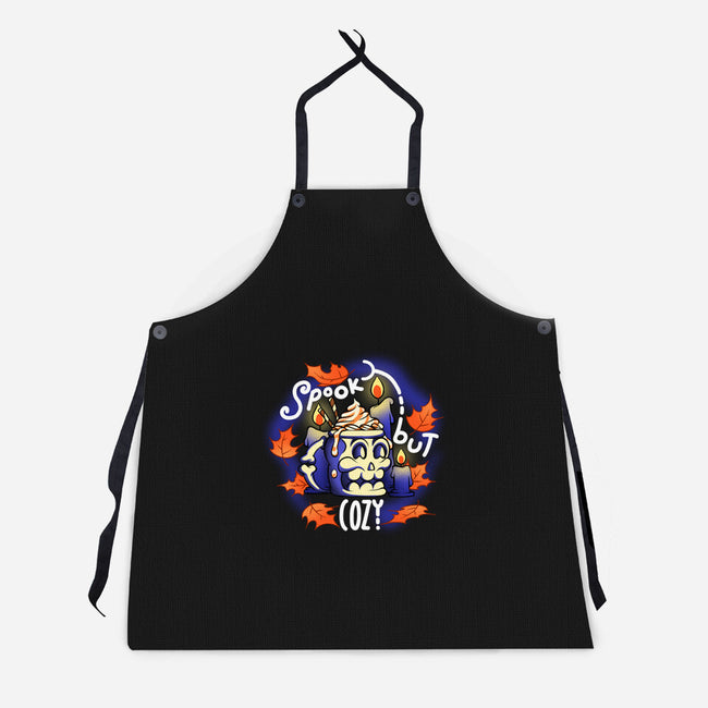 Spooky But Cozy-Unisex-Kitchen-Apron-artyx