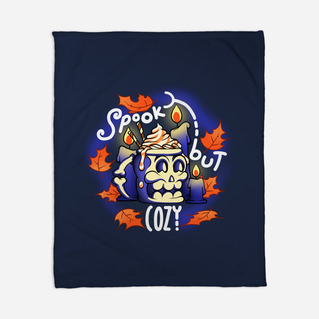 Spooky But Cozy-None-Fleece-Blanket-artyx