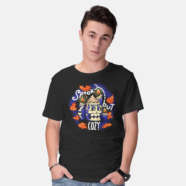 Spooky But Cozy-Mens-Basic-Tee-artyx