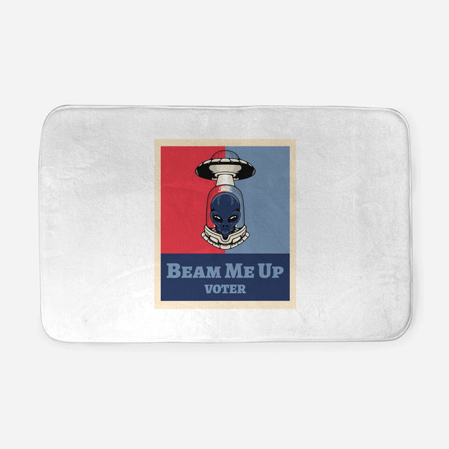 Beam Me Up Voter-None-Memory Foam-Bath Mat-ElLocoMus