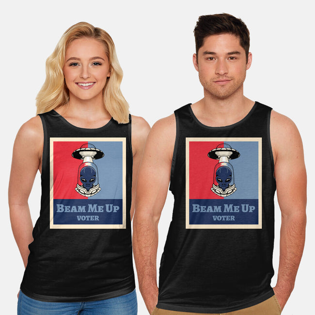 Beam Me Up Voter-Unisex-Basic-Tank-ElLocoMus