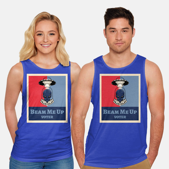 Beam Me Up Voter-Unisex-Basic-Tank-ElLocoMus