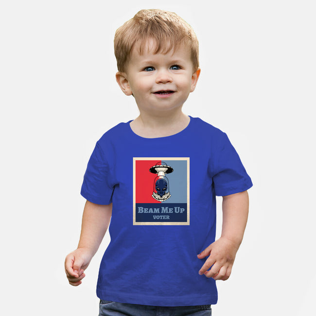 Beam Me Up Voter-Baby-Basic-Tee-ElLocoMus