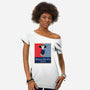 Beam Me Up Voter-Womens-Off Shoulder-Tee-ElLocoMus