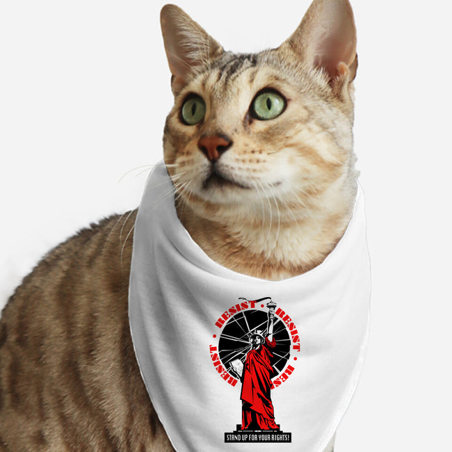 Stand Up For Your Rights-Cat-Bandana-Pet Collar-palmstreet