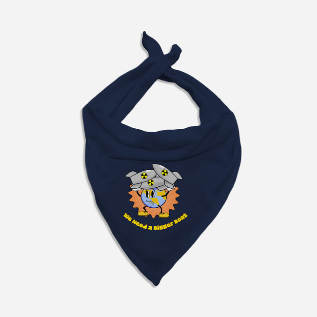 We Need A Bigger Boat-Cat-Bandana-Pet Collar-sillyindustries