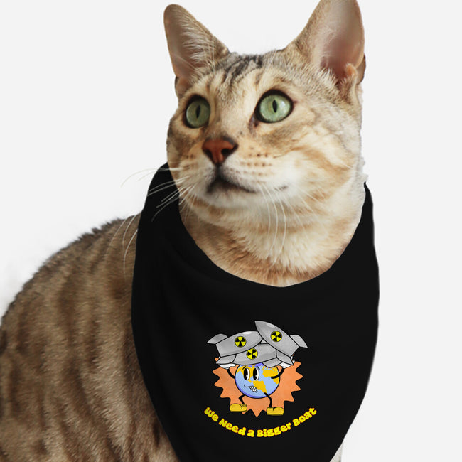 We Need A Bigger Boat-Cat-Bandana-Pet Collar-sillyindustries