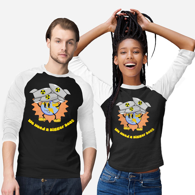 We Need A Bigger Boat-Unisex-Baseball-Tee-sillyindustries