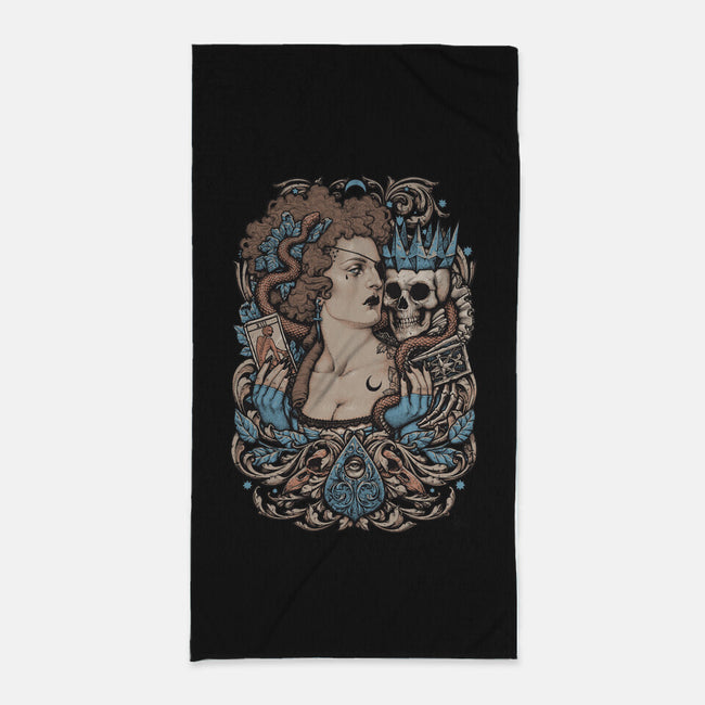 Madame Planchette-None-Beach-Towel-MedusaD