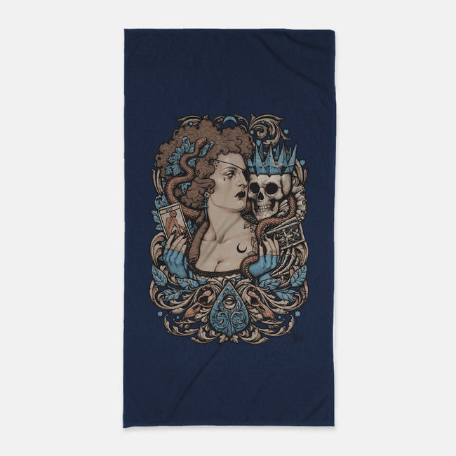 Madame Planchette-None-Beach-Towel-MedusaD