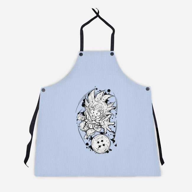 Adventure Sketch-Unisex-Kitchen-Apron-nickzzarto