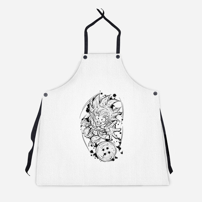 Adventure Sketch-Unisex-Kitchen-Apron-nickzzarto