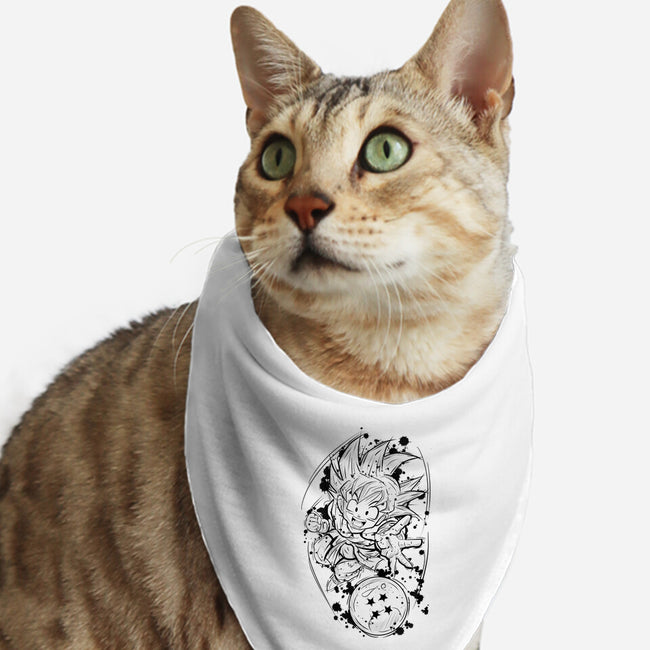 Adventure Sketch-Cat-Bandana-Pet Collar-nickzzarto