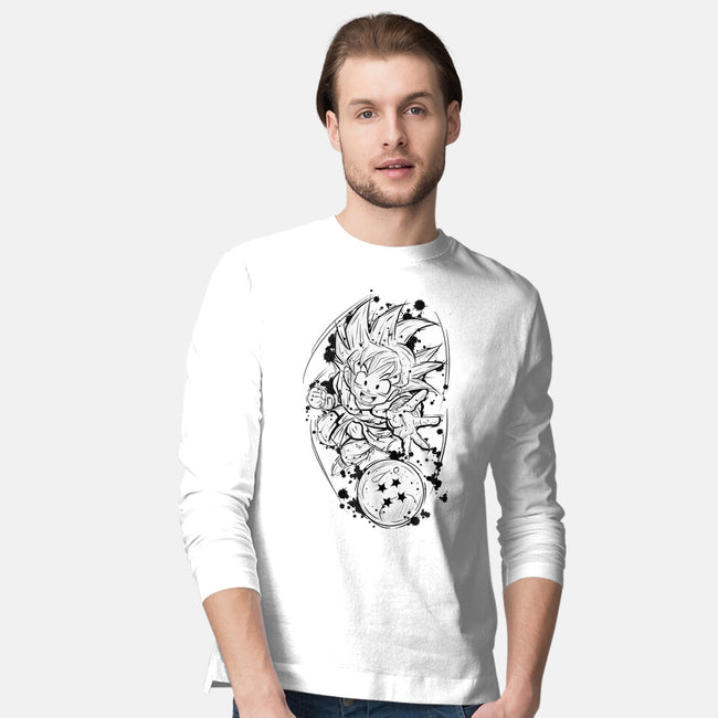 Adventure Sketch-Mens-Long Sleeved-Tee-nickzzarto