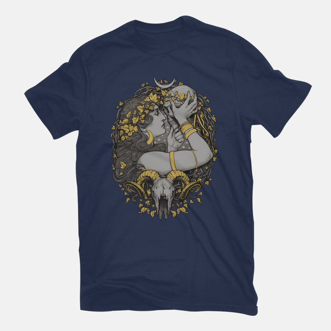 Skull Witch-Mens-Heavyweight-Tee-MedusaD