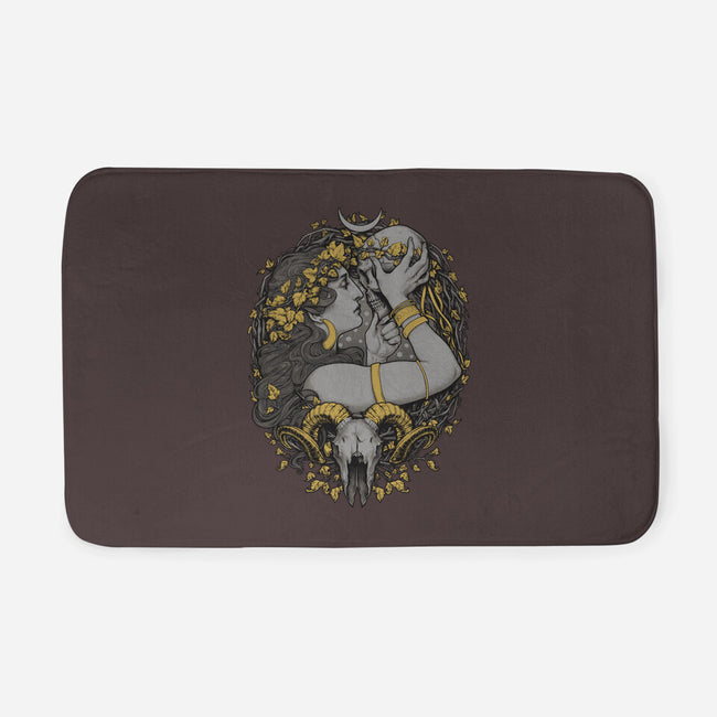 Skull Witch-None-Memory Foam-Bath Mat-MedusaD