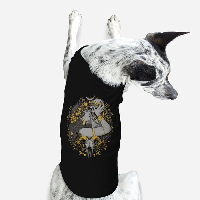 Skull Witch-Dog-Basic-Pet Tank-MedusaD