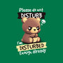 Disturbed Bear-None-Beach-Towel-NemiMakeit