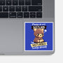 Disturbed Bear-None-Glossy-Sticker-NemiMakeit