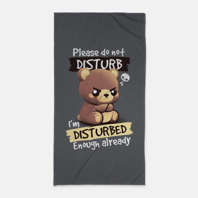 Disturbed Bear-None-Beach-Towel-NemiMakeit