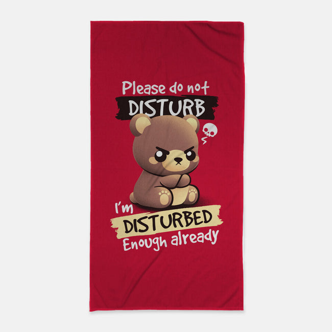 Disturbed Bear-None-Beach-Towel-NemiMakeit