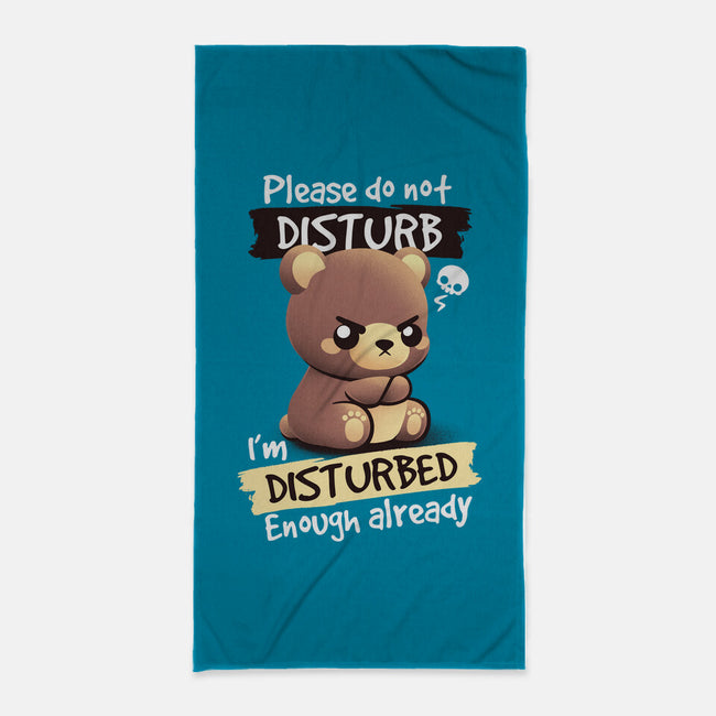 Disturbed Bear-None-Beach-Towel-NemiMakeit