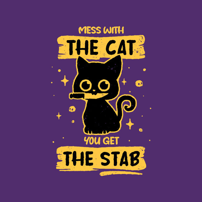 Stab Cat-None-Glossy-Sticker-retrodivision