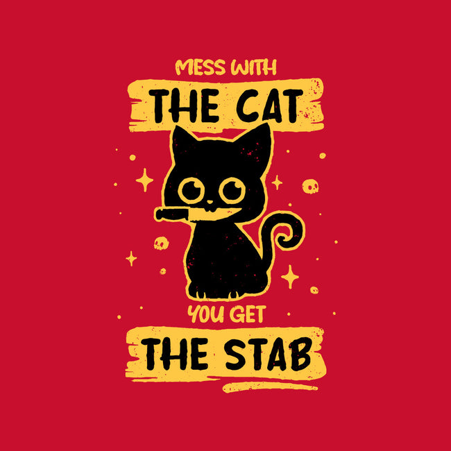 Stab Cat-None-Glossy-Sticker-retrodivision