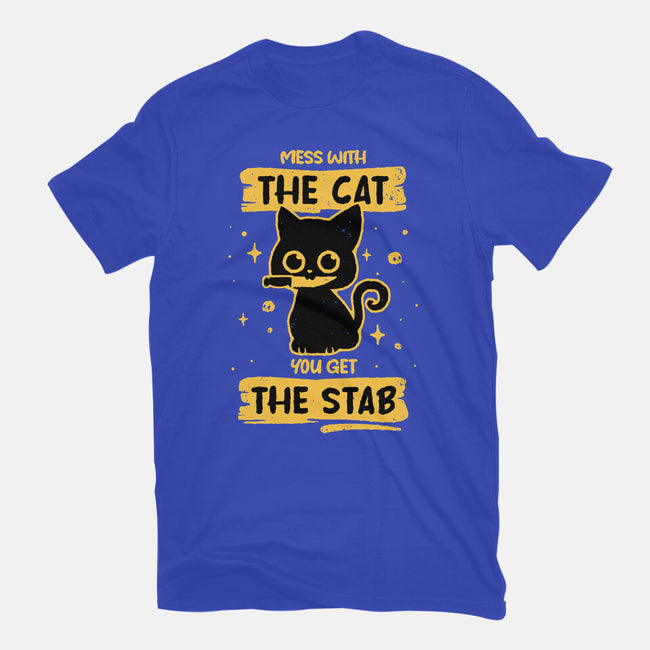 Stab Cat-Mens-Basic-Tee-retrodivision