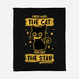 Stab Cat-None-Fleece-Blanket-retrodivision