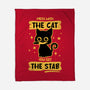 Stab Cat-None-Fleece-Blanket-retrodivision