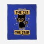 Stab Cat-None-Fleece-Blanket-retrodivision