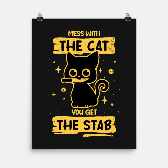 Stab Cat-None-Matte-Poster-retrodivision