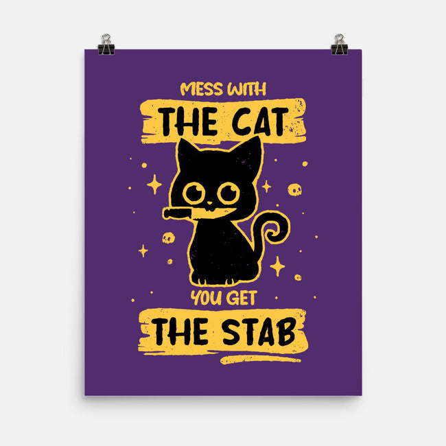 Stab Cat-None-Matte-Poster-retrodivision