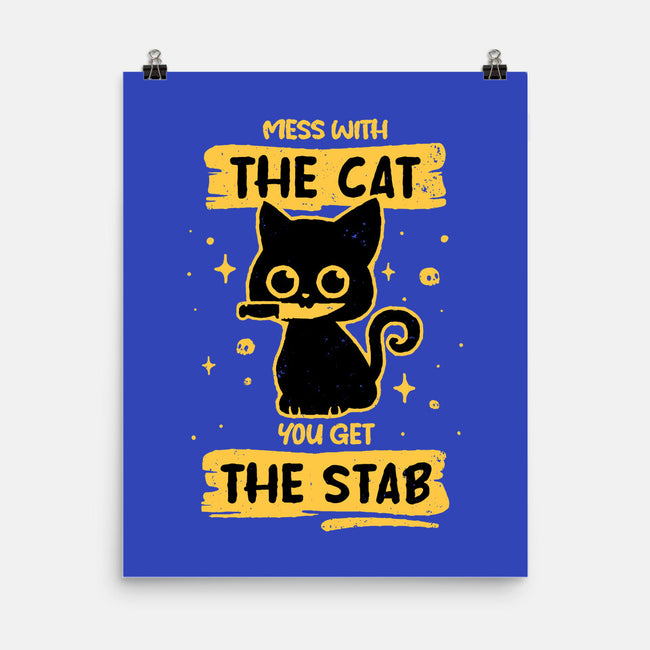 Stab Cat-None-Matte-Poster-retrodivision