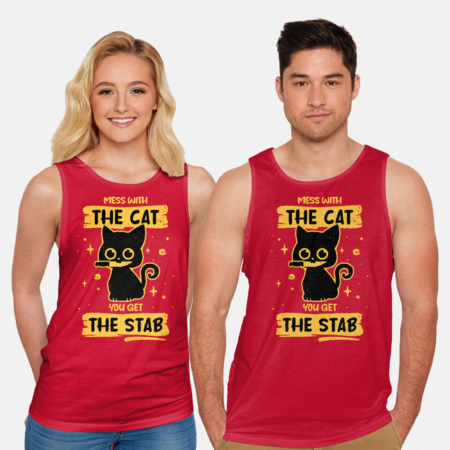 Stab Cat-Unisex-Basic-Tank-retrodivision