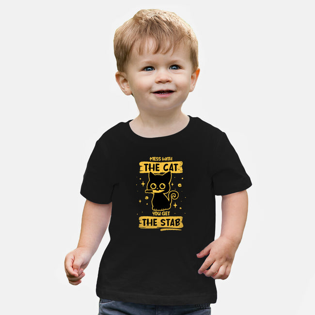 Stab Cat-Baby-Basic-Tee-retrodivision