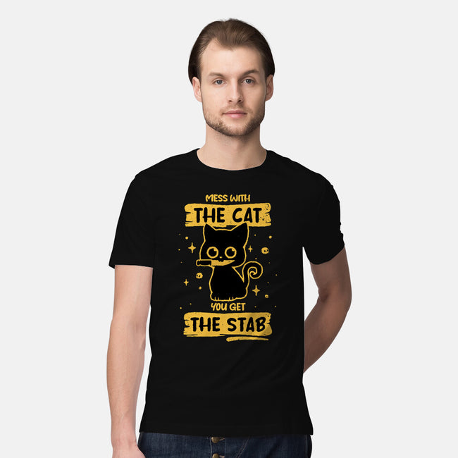 Stab Cat-Mens-Premium-Tee-retrodivision