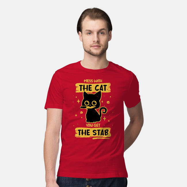 Stab Cat-Mens-Premium-Tee-retrodivision