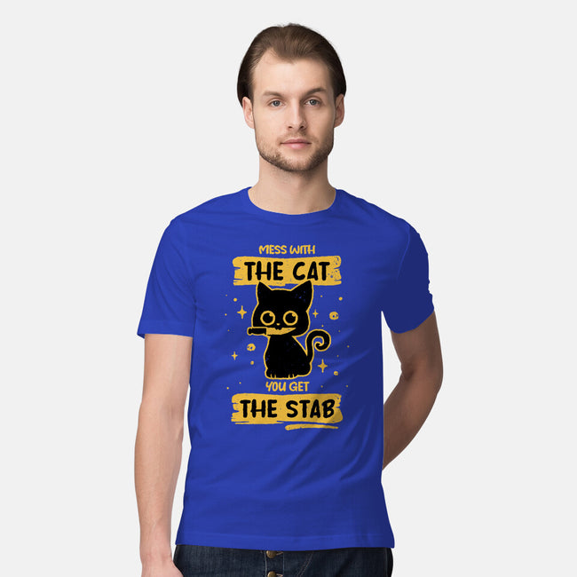 Stab Cat-Mens-Premium-Tee-retrodivision