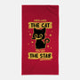 Stab Cat-None-Beach-Towel-retrodivision