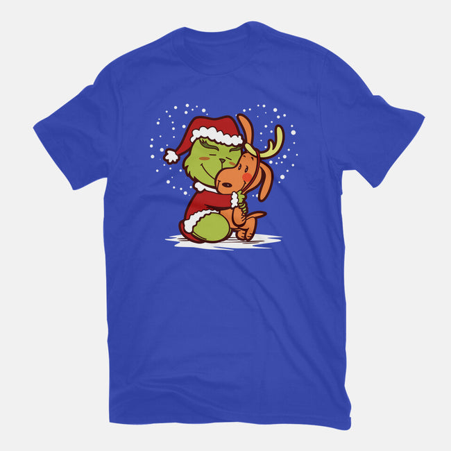 Christmas Is Love-Unisex-Basic-Tee-Boggs Nicolas