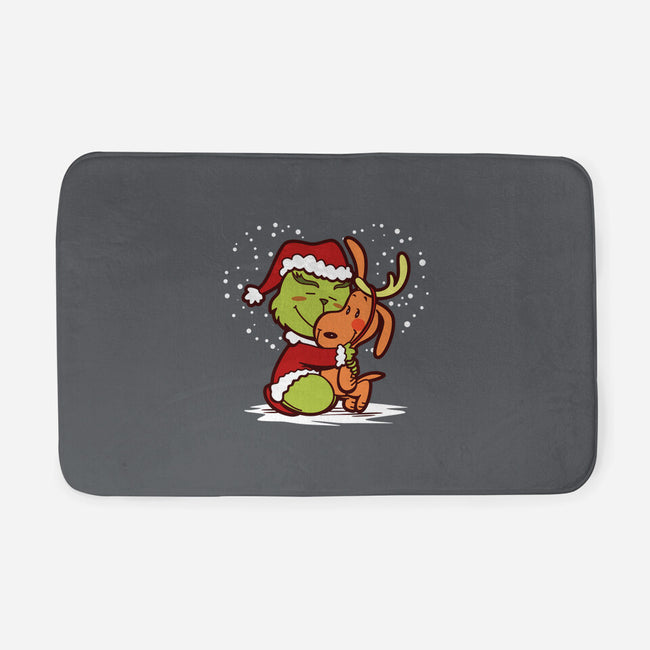 Christmas Is Love-None-Memory Foam-Bath Mat-Boggs Nicolas